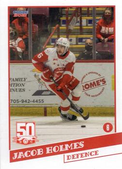 2021-22 Choice Sault Ste. Marie Greyhounds (OHL) #1 Jacob Holmes Front