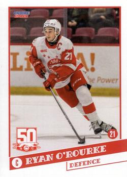 2021-22 Choice Sault Ste. Marie Greyhounds (OHL) #10 Ryan O'Rourke Front