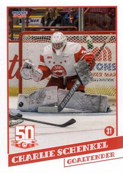 2021-22 Choice Sault Ste. Marie Greyhounds (OHL) #18 Charlie Schenkel Front