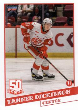 2021-22 Choice Sault Ste. Marie Greyhounds (OHL) #23 Tanner Dickinson Front