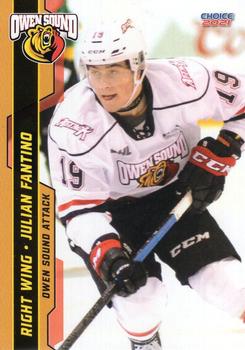 2021-22 Choice Owen Sound Attack (OHL) #14 Julian Fantino Front