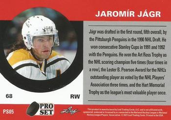 2021-22 Pro Set #PS05 Jaromir Jagr Back