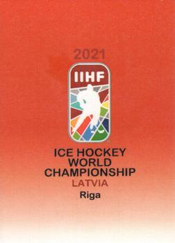2021 IIHF World Hockey Championship Team Canada #1 Header Card Back
