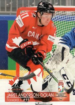 2021 IIHF World Hockey Championship Team Canada #3 Jaret Anderson-Dolan Front