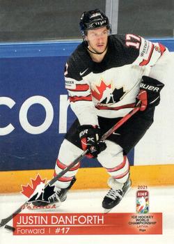 2021 IIHF World Hockey Championship Team Canada #7 Justin Danforth Front