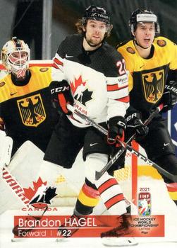 2021 IIHF World Hockey Championship Team Canada #14 Brandon Hagel Front