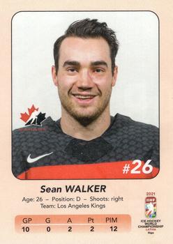 2021 IIHF World Hockey Championship Team Canada #15 Sean Walker Back