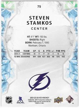 2021-22 Upper Deck Ice #75 Steven Stamkos Back