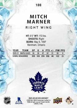2021-22 Upper Deck Ice #100 Mitch Marner Back