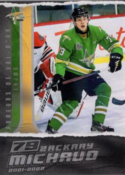 2021-22 Extreme Val-d'Or Foreurs (QMJHL) #13 Zackary Michaud Front