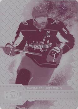 2020-21 SkyBox Metal Universe - Printing Plates Achievements Magenta #8 Alex Ovechkin Front