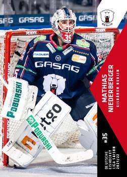 2021-22 Playercards (DEL) #DEL-026 Mathias Niederberger Front