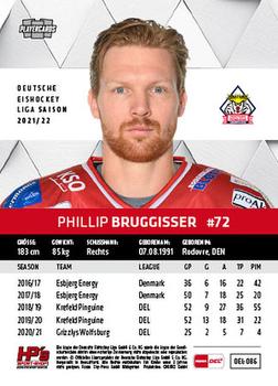 2021-22 Playercards (DEL) #DEL-086 Phillip Bruggisser Back