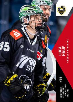 2021-22 Playercards (DEL) #DEL-215 Luca Hauf Front