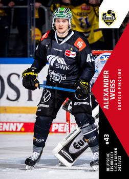 2021-22 Playercards (DEL) #DEL-219 Alexander Weiss Front