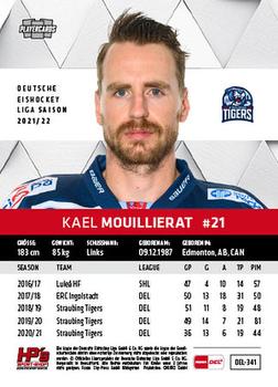 2021-22 Playercards (DEL) #DEL-341 Kael Mouillierat Back