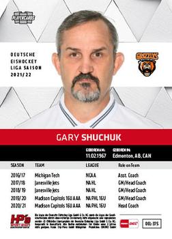 2021-22 Playercards (DEL) #DEL-375 Gary Shuchuk Back