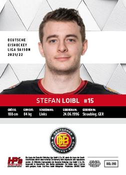 2021-22 Playercards (DEL) #DEL-393 Stefan Loibl Back