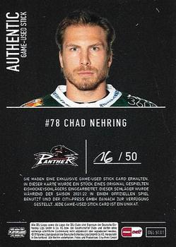 2021-22 Playercards (DEL) - Sticks #DEL-SC01 Chad Nehring Back