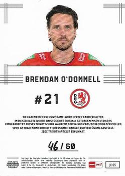 2021-22 Playercards (DEL) - Jerseys #JC-05 Brendan O'Donnell Back