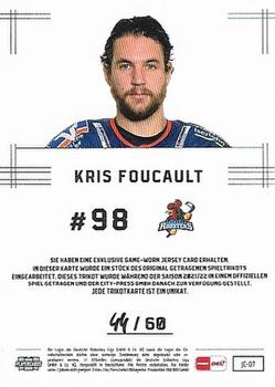 2021-22 Playercards (DEL) - Jerseys #JC-07 Kris Foucault Back