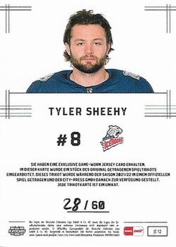 2021-22 Playercards (DEL) - Jerseys #JC-12 Tyler Sheehy Back