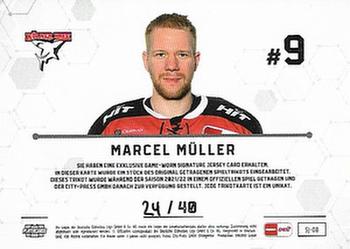 2021-22 Playercards (DEL) - Jersey Signatures #SJ-08 Marcel Müller Back