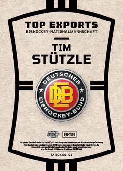 2021-22 Playercards (DEL) - Top Exports #DEL-TE-03 Tim Stützle Back
