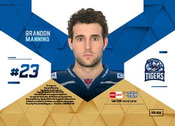 2021-22 Playercards (DEL) - Impact Imports #DEL-II14 Brandon Manning Back