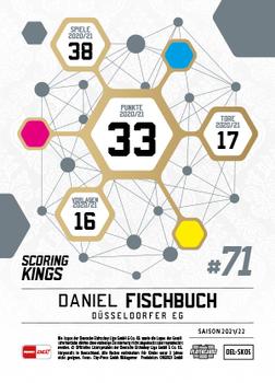 2021-22 Playercards (DEL) - Scoring Kings #DEL-SK-05 Daniel Fischbuch Back