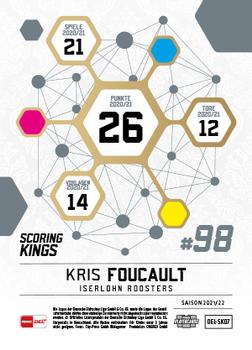 2021-22 Playercards (DEL) - Scoring Kings #DEL-SK-07 Kris Foucault Back