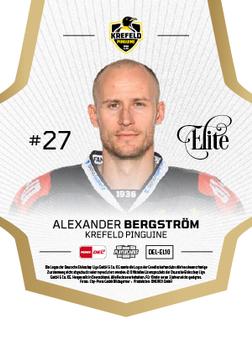 2021-22 Playercards (DEL) - Elite #DEL-EL09 Alexander Bergström Back