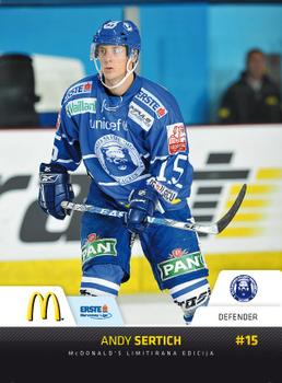 2010-11 Erste Bank Eishockey Liga - McDonald’s Edition #McD-009 Andy Sertich Front