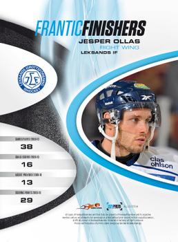 2010-11 HockeyAllsvenskan - Frantic Finishers #ALLS-FF04 Jesper Ollas Back