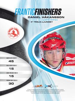 2010-11 HockeyAllsvenskan - Frantic Finishers #ALLS-FF12 Daniel Hakansson Back