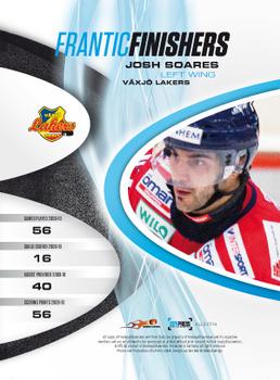 2010-11 HockeyAllsvenskan - Frantic Finishers #ALLS-FF14 Josh Soares Back