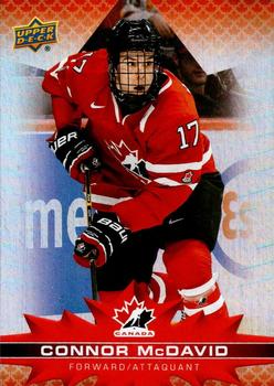 2021-22 Upper Deck Tim Hortons Team Canada #1 Connor McDavid Front