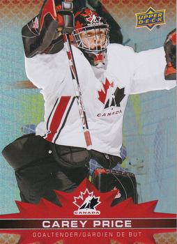 2021-22 Upper Deck Tim Hortons Team Canada #10 Carey Price Front