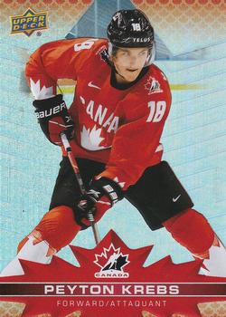 2021-22 Upper Deck Tim Hortons Team Canada #35 Peyton Krebs Front