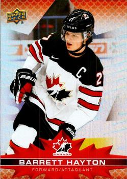 2021-22 Upper Deck Tim Hortons Team Canada #61 Barrett Hayton Front