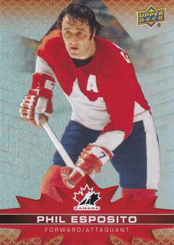2021-22 Upper Deck Tim Hortons Team Canada #89 Phil Esposito Front