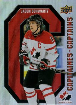2021-22 Upper Deck Tim Hortons Team Canada - Canada's Captains #CC-14 Jaden Schwartz Front