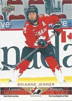 2021-22 Upper Deck Tim Hortons Team Canada - UD Canvas Moments #CM-5 Brianne Jenner Front