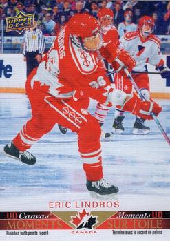 2021-22 Upper Deck Tim Hortons Team Canada - UD Canvas Moments #CM-14 Eric Lindros Front
