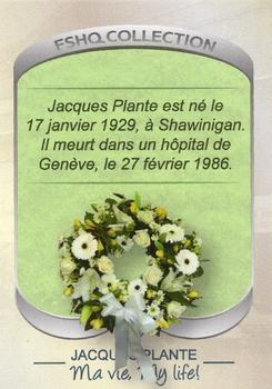 2020 FSHQ Collection Jacques Plante #22 Jacques Plante Front