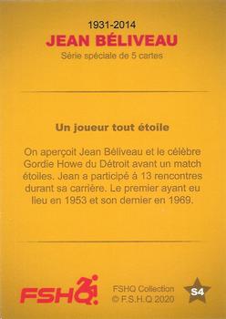 2020 FSHQ Collection Jean-Béliveau - Special #S4 Jean Beliveau Back