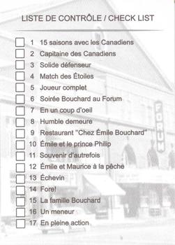 2021 FSHQ Collection Émile Bouchard #31 Emile Bouchard Front