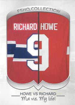 2021 FSHQ Collection Howe vs Richard #29 Maurice Richard / Gordie Howe Front