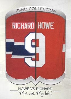 2021 FSHQ Collection Howe vs Richard #31 Maurice Richard / Gordie Howe Front