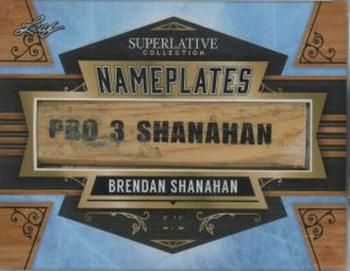 2021 Leaf Superlative - Nameplates Gold #N-13 Brendan Shanahan Front